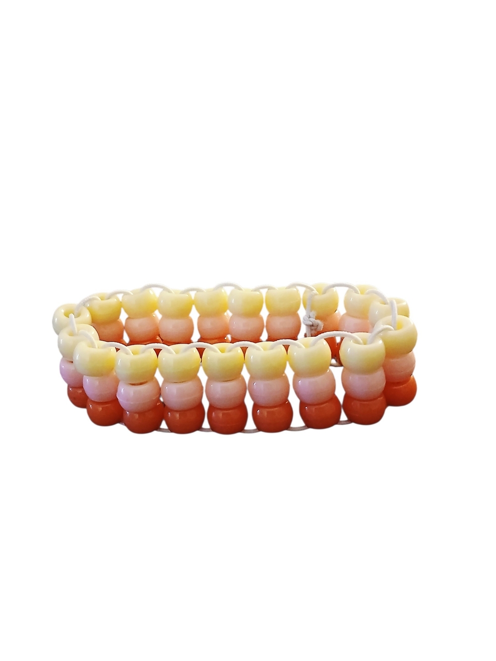 Strawberry Shortcake Inspired Kandi Ladder Cuff